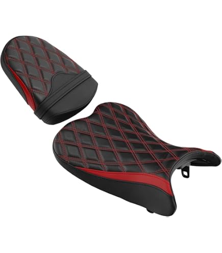 Amazon.com: ZXMOTO Motorcycle Rear Pillion Passenger Seat for 2009